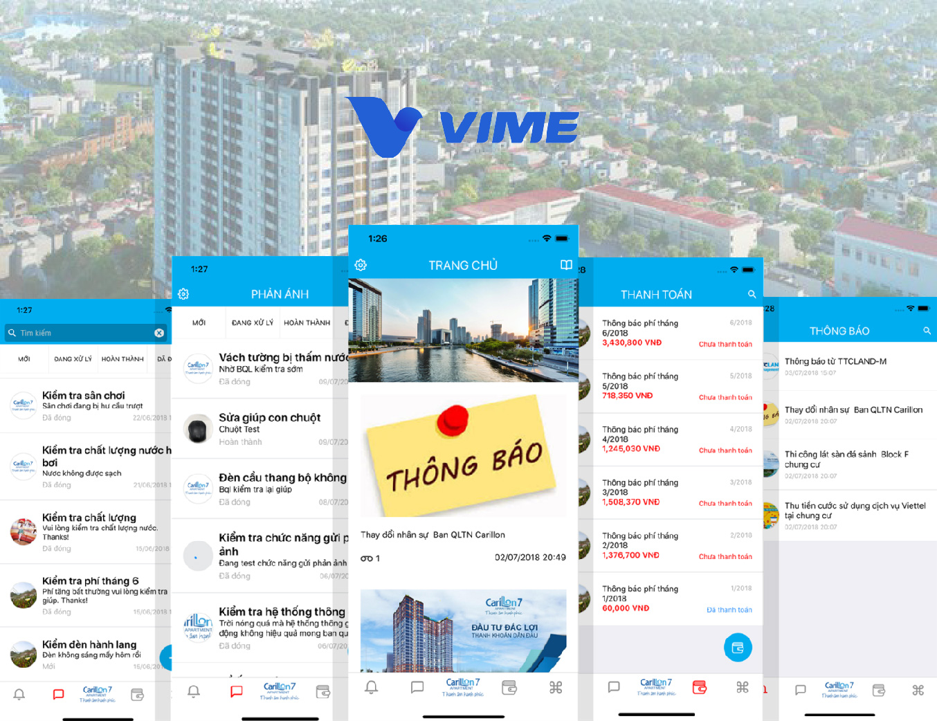 Ứng dụng App Vime mang lại hiệu quả quản lý tòa nhà tối ưu cho địa ốc Xuân Mai