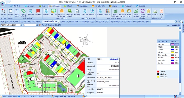 Beegreen nâng cao quản lý đất nghĩa trang với phần mềm quản lý bất động sản Landsoft