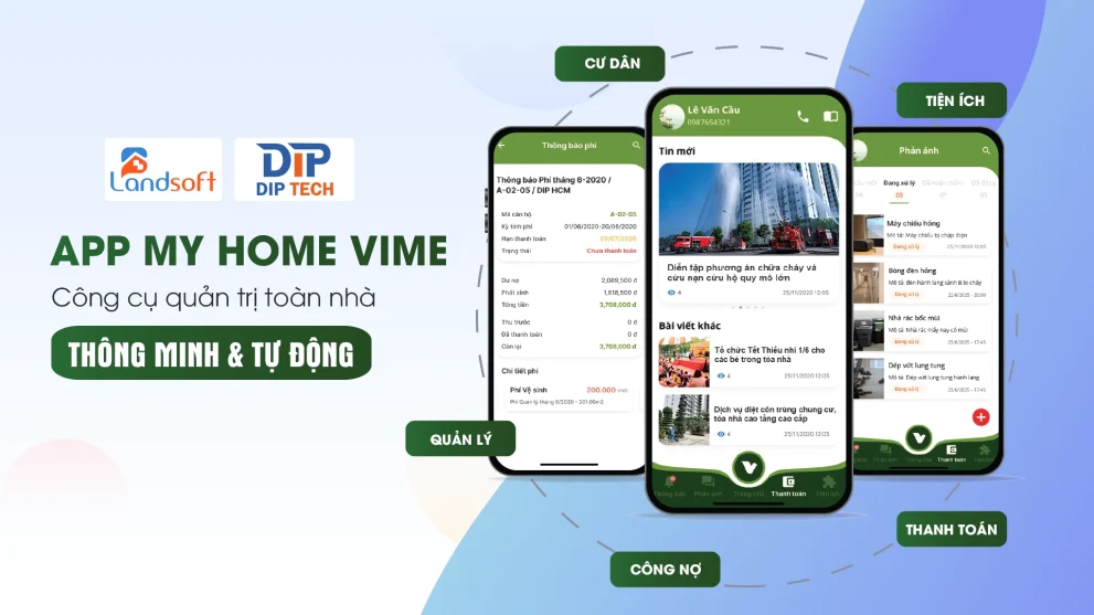 Quản lý kỹ thuật tòa nhà trên điện thoại chỉ trong vài thao tác