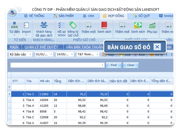 Chủ đầu tư 31 ban giao so do