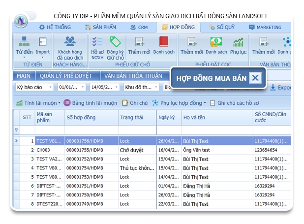 Chủ đầu tư 29 hop dong mua ban