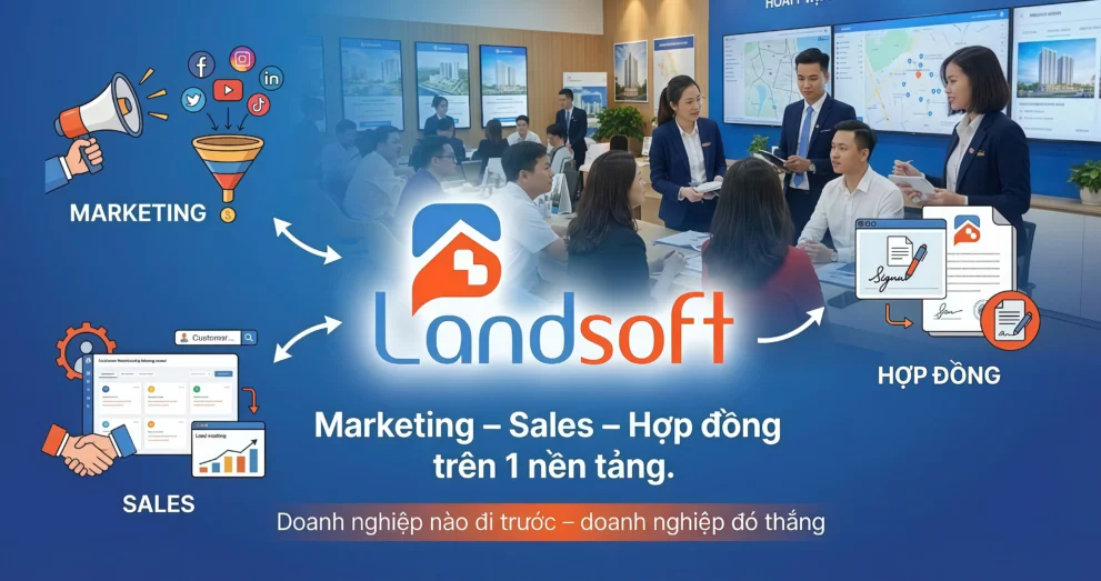 Phần mềm Landsoft hỗ trợ thiết lập chính sách bán hàng BĐS linh hoạt cho từng dự án như thế nào?