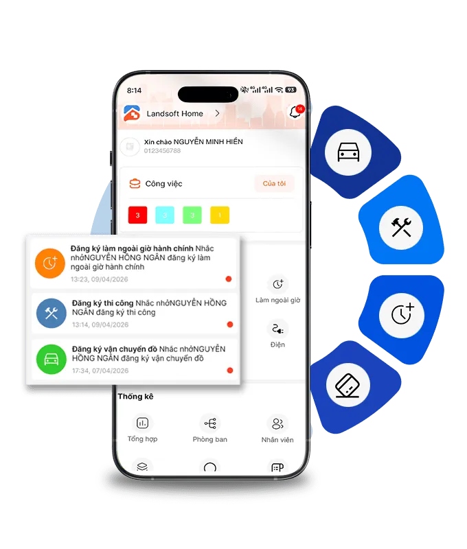 App Landsoft Home 12 Ban quản lý Quản lý Tiện ích mở rộng