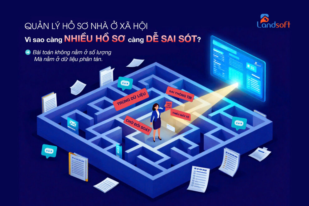 Vì sao dự án nhà ở xã hội cần một phần mềm nhà ở xã hội để xét duyệt hồ sơ và bán hàng riêng biệt?