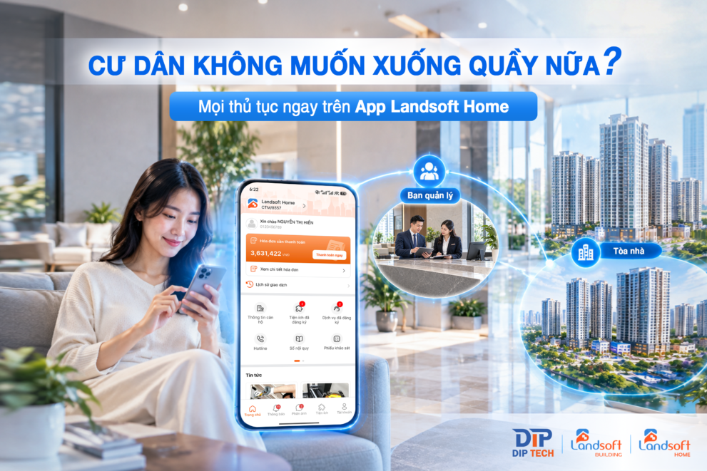 Quản lý tiện ích chung cư bằng App: Giải pháp số hóa đăng ký và đặt tiện ích
